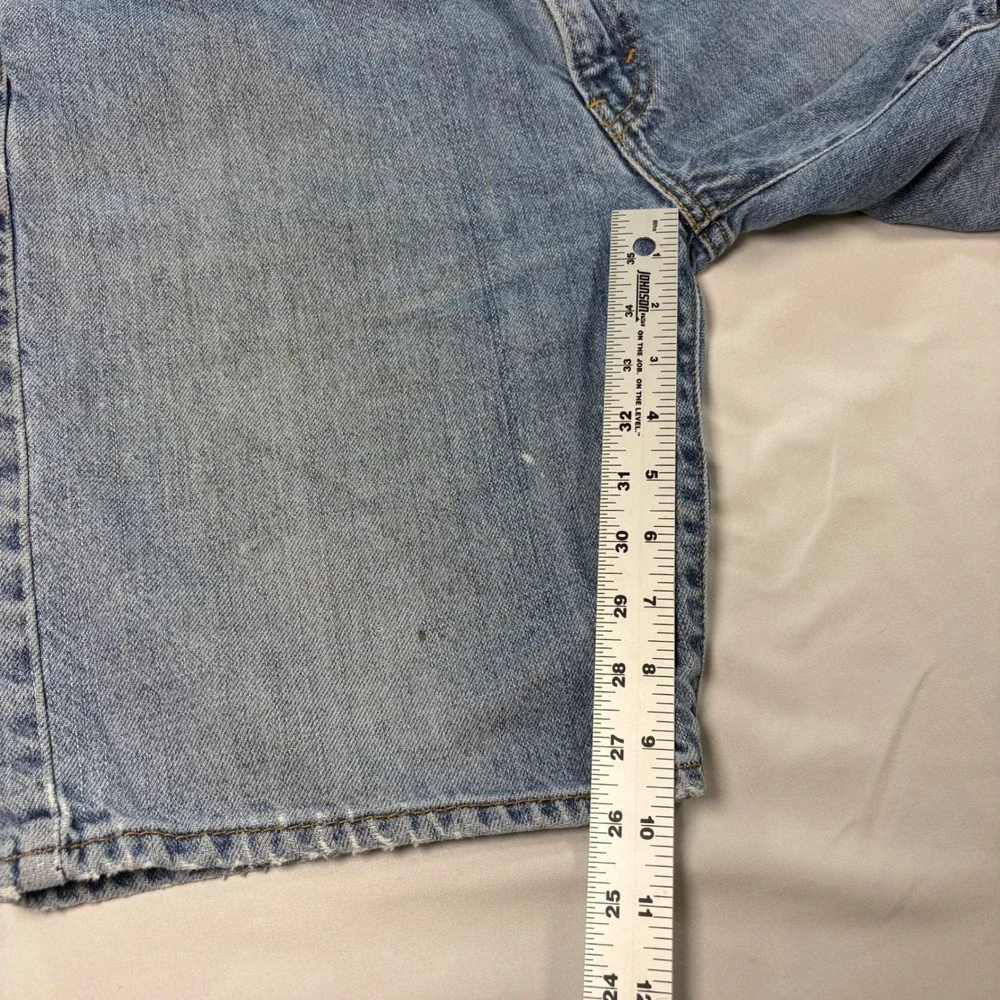Levis 505 Regular Fit Denim Shorts‎ Mens 36 Blue Medium Wash Jorts 10in Inseam